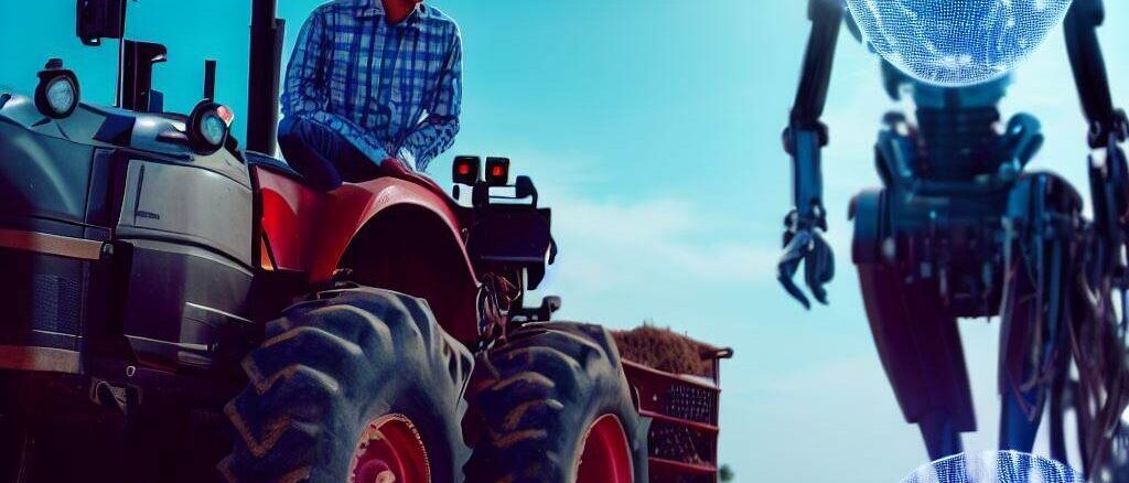 The Tractor, Farmer, and Generative AI 1 Tractor Farmer AI e1685450119405